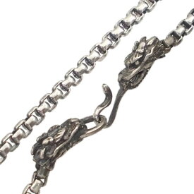 ツイン ドラゴン シルバー925 ボックスチェーン1.8mm