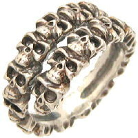 ラスティ"アンフィニ"スカル シルバーリング（指輪）