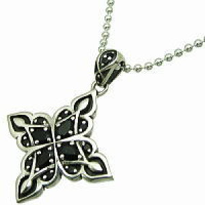 シャインアラベスククロスストーン シルバーペンダントトップ*FREE STYLE(フリースタイル)