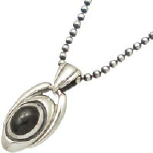 ブラックスターストーン シルバーペンダントトップ*FREE STYLE(フリースタイル)