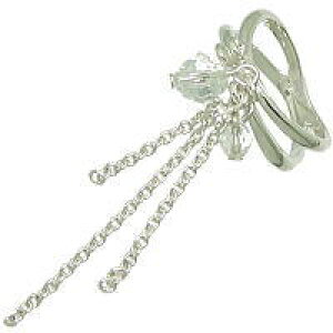 クリスタルチェーン シルバーリング(指輪)*FREE STYLE(フリースタイル)