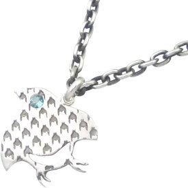 (11月)ブルートパーズ ダブル チドリ (千鳥格子) シルバー ペンダント トップ*SWANKY(スワンキー)誕生石