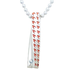 (12月)タンザナイト レッド チドリ (千鳥格子) ツイスト シルバー ペンダント トップ*SWANKY(スワンキー)誕生石