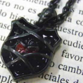 ブラックスカルブラスペンダントネックレス*Gaudi(ガウディジュエリー）