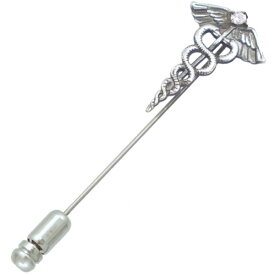 (4月)ジルコニア ケーリュケイオン シルバーラペルピン 誕生石