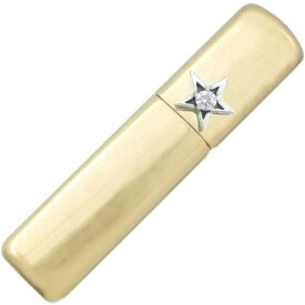 (4月)ジルコニア タイニー スター リッド ブラスジッポ 誕生石