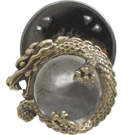 メタル & ダークゴールド ドラゴン シルバーピンズ ピンバッジ