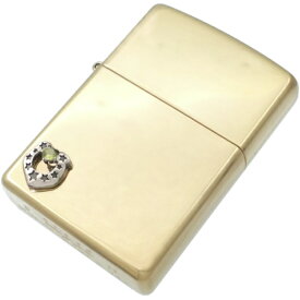 (8月)ペリドット スター ホースシュー ブラスジッポ 誕生石