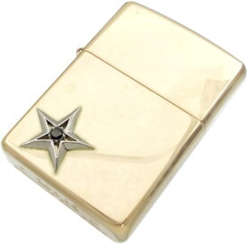 ブラックジルコニア ツイン スター ブラスジッポ