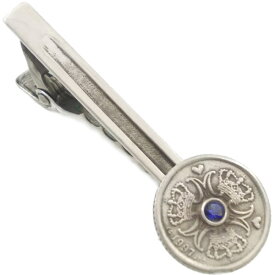 (9月)サファイア 1 クローネ コイン シルバー925ネクタイピン誕生石