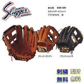 【刺繍無料・湯もみ型付無料】久保田スラッガー 軟式グローブ KSN-SR1 内野手用 お取り寄せ品 スラッガー