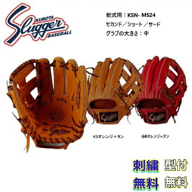 【刺繍無料・湯もみ型付無料】久保田スラッガー 軟式グローブ KSN-24MS 内野手用 お取り寄せ品 スラッガー