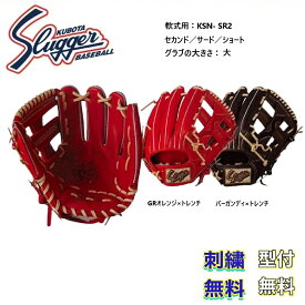 【刺繍無料・湯もみ型付無料】久保田スラッガー 軟式グローブ KSN-SR2 内野手用 お取り寄せ品 スラッガー