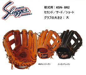【グローブ刺繍無料・湯揉み型付無料】久保田スラッガー軟式グラブ KSN-BR2　内野手用　お取り寄せ品