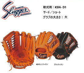 【グローブ刺繍無料・湯揉み型付無料】久保田スラッガー軟式グラブ KSN-D1　内野手用　お取り寄せ品