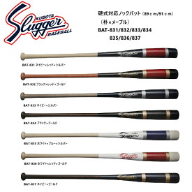 【メーカーお取り寄せ品】久保田スラッガー 硬式対応木製ノックバット BAT-831/832/833/834/835/836/837