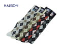 HALISON 日本製 国内縫製 カジュアル ハイソックス アーガイル柄 2020年モデル 準定番 ロングホーズ ゴルフ プレゼントに最適 あす楽対応