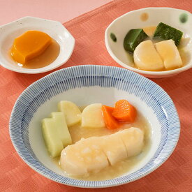 【冷凍】単品スムースグルメセット+ たらの寄せ鍋風 ゆずおろしあん