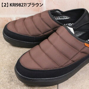 クリフメイヤー かかとが踏める撥水シューズ KRI9827 ブラック ブラウン 25cm〜28cm メンズ スリッポン キックバックスニーカー キックバックシューズ 2wayシューズ かかとが踏めるスニーカー 撥
