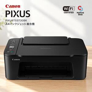A4�C���N�W�F�b�g�����@ PIXUS Wi-Fi 4�F ��̌^ �u���b�N �L���m�� PIXUSTS3730BK