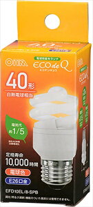 �I�[���d�@ OHM �d���`�u���� �X�p�C�����` E26 40�`���� �d���F �G�R�f���L���E EFD10EL�^8�|SPB �bb03