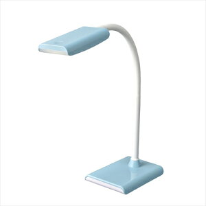 OHM オーム電機 LEDデスクランプ ブルー DS−LS16P−A 06−3823