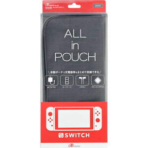 �A���T�[ Switch�p ALL in POUCH(�O���[) ANS-SW008GY ���̓� �M�t�g 2026 ���蕨 �v���[���g �� �� �y�A�M�t�g