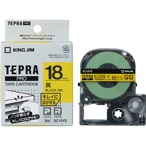 KING JIM �L���O�W�� �e�v��PRO�e�[�v �L���C�ɂ͂����� 18mm �� KJ-SC18YE ���̓� �M�t�g 2026 ���蕨 �v���[���g �� �� �y�A�M�t�g