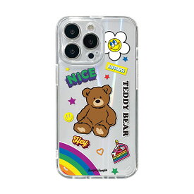 【最大2,000円OFF！4/24 20時～4/25 24時】 【P2倍】 BOOGIE WOOGIE ブギウギ オーロラケース for iPhone 13 Pro Teddy Bear BW22006i13P