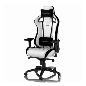 �Q�[�~���O�`�F�A EPIC �v���~�A���z���C�g noblechairs�i�m�[�u���`�F�A�[�Y�j NBL-PU-WHT-002 ��̓� �M�t�g 2026 ���蕨 �v���[���g �� �� ���̓� �y�A�M�t�g