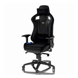�Q�[�~���O�`�F�A EPIC �u���[ noblechairs�i�m�[�u���`�F�A�[�Y�j NBL-PU-BLU-003 ��̓� �M�t�g 2026 ���蕨 �v���[���g �� �� ���̓� �y�A�M�t�g