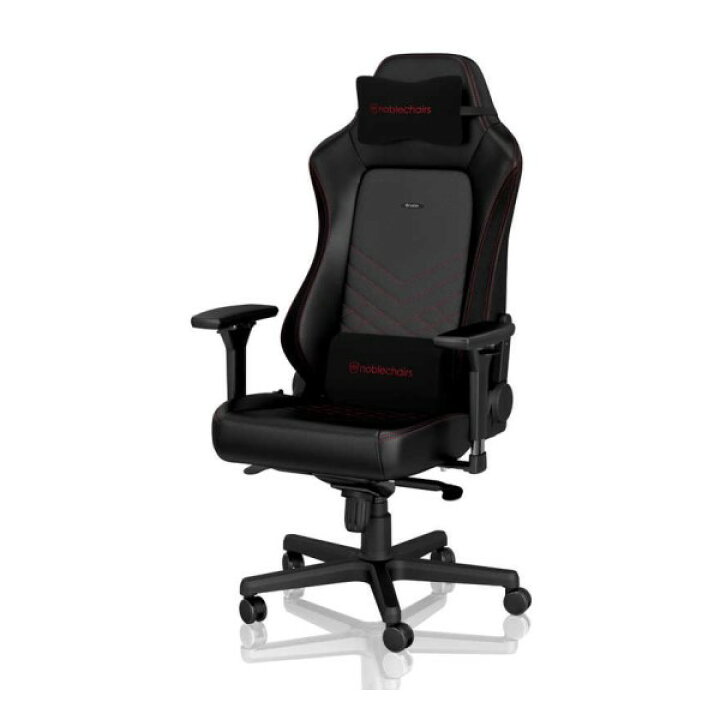 楽天市場】ゲーミングチェア HERO レッド noblechairs（ノーブル 