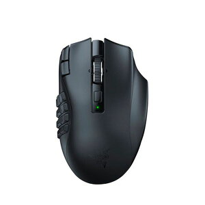 Razer ���C�U�[ �Q�[�~���O�}�E�X Naga V2 HyperSpeed ���{�^�� 19�{�^�� MMO FPS ���C�����X ���� Bluetooth 30000DPI Focus Pro 30K HyperScroll �d�r�쓮 �p�\�R�� PC RZ01-03600100-R3A1