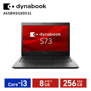 yP2{z Dynabook _CiubN m[gp\R S73/HS 13.3C` windows10Pro Core i3  8GB SSD 256GB OfficeL A6SBHSG8D531 ubN m[gPC