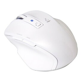 小型Bluetooth 5ボタンBlueLEDマウス ホワイト ナカバヤシ MUS-BKF121W