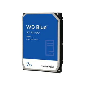【500円OFFクーポン有】 内蔵HDD WD Blue【3.5インチ/2TB/SATA 6Gb/s/64MB/5,400rpm/CMR/デスクトップ向け/2023年6月モデル】 WesternDigital WD20EARZ