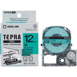 KING JIM �L���O�W�� �e�v��PRO�e�[�v �L���C�ɂ͂����� 12mm �� KJ-SC12GE ���̓� �M�t�g 2026 ���蕨 �v���[���g �� �� �y�A�M�t�g