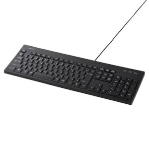 BUFFALO �o�b�t�@���[ BSKBU520BK �L���t���L�[�{�[�h �h���h�o�R�ێd�l �u���b�N