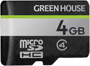 GREEN HOUSE O[nEX }CNSDJ[h microSDHC 4GB 4MK SDϊA_v^t P[Xt GH|SDM|D4G