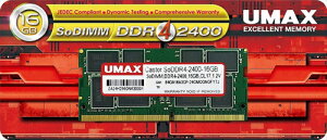 UMAX Technologies m[gp DDR4 SO|DIMM 16GB ×1 q[gVN UM|SODDR4S|2400|16G 