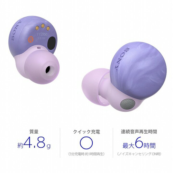楽天市場】SONY 完全ワイヤレスイヤホン LinkBuds S WF-LS900N-VC 