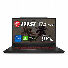 【最大2,000円OFF！5/23 20時～5/25 24時】 MSI エムエスアイ ゲーミングノートPC Katana GF76 11U Windows 11 17.3型 Core i7 GeForce RTX 3050 Ti メモリ 16GB SSD 512GB KATANA-GF76-11UD-671JP