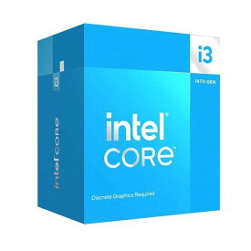 【最大250円OFF！～4/17 10時】 Core i3 プロセッサー (4(4+0)コア 8スレッド 、12M キャッシュ、最大 4.70 GHz) 内蔵グラフィックス非搭載、LGA1700 インテル BX8071514100F