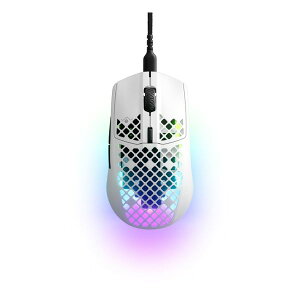 SteelSeries �Q�[�~���O�}�E�X ���C�����X Aerox 3 Wireless Onyx 2022 Edition 62603 ���y�� 59g ���� 2.4GHz Bluetooth ���Ή� �h�� �h�o IP54 ���w�� �ő�200���� �����ԃo�b�e���[