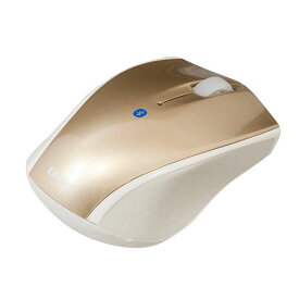 【最大2,000円OFF！4/24 20時～4/25 24時】 Digio デジオ 小型 Bluetooth 3ボタンBlueLEDマウス ゴールド MUS-BKT99NGL