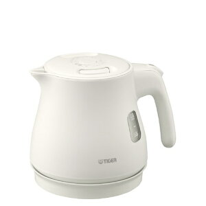 電気ケトル QUICK&SAFE+ 0.6L マットホワイト タイガー PCV-A060WM