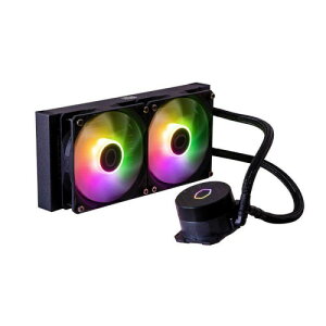 Cooler Master �ȈՐ���CPU�N�[���[ MasterLiquid 240 Atmos 240mm ���W�G�[�^�[ ARGB ��p ���� �N�[���[ �p�\�R���p�[�c ����PC �C���e�� LGA1700 AMD AM5 �N�[���[�}�X�^�[ �ۏ� �É� �t�@��