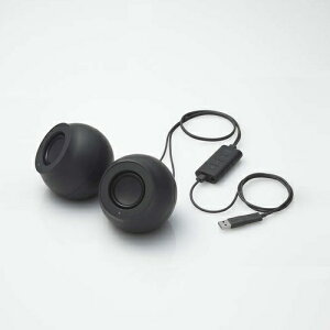 �p�\�R���p2.0ch�X�s�[�J�[ Stina�i�X�e�B�[�i�j Bluetooth/USB Type-C/USB-A/3.5mm 4.4W USB���d �R���g���[���[�t �u���b�N �G���R�� SP-P10CUBBK