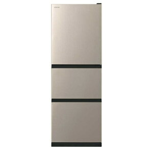 冷蔵庫 3ドア 265L 片開き ライトゴールド 日立 R-27X-N