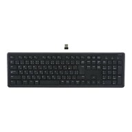 Copilotキー搭載 無線静音フルキーボード テンキー付 ブラック ナカバヤシ FKB-R249BK
